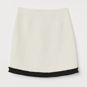 H&M brand new textured-weave skirt